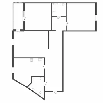 3-комнатная квартира: Тюмень, улица Николая Фёдорова, 6к1 (85.7 м)
