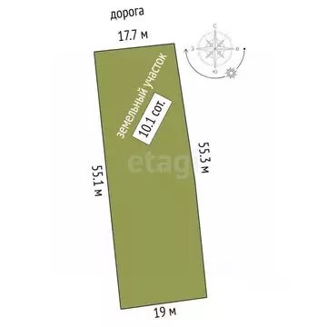 Участок в Мордовия, Лямбирский район, с. Атемар ул. Деревушка, 78 ...