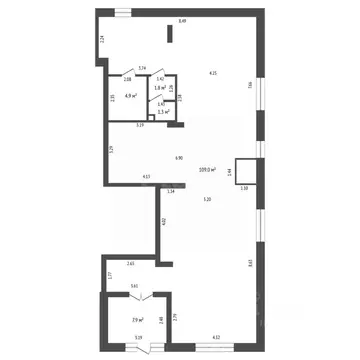 Помещение свободного назначения в Тюменская область, Тюмень ул. ...