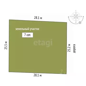 Участок в Мордовия, Рузаевский район, пос. Левженский  (7.0 сот.)