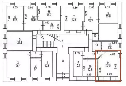Офис в Москва Трубная ул., 32С4 (22 м)
