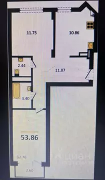 2-к кв. Челябинская область, Челябинский городской округ, пос. ...