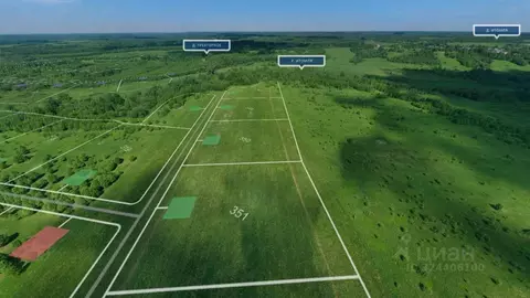 Участок в Тверская область, Ржевский муниципальный округ, д. Итомля  ...