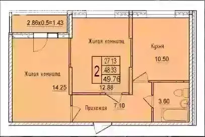 2-комнатная квартира: Краснодар, ДНТ Новознаменский, Дальневосточная ...