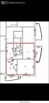 2-комнатная квартира: Краснодар, Стахановская улица, 1 (56.1 м)