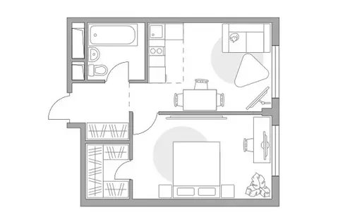 2-комнатная квартира: Московская область, городской округ Красногорск, ...