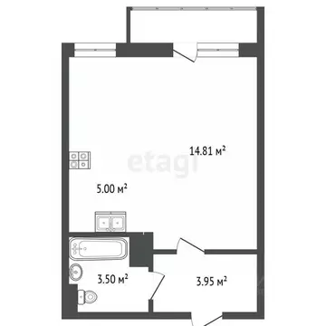 1-к кв. Ярославская область, Ярославль ул. Брагинская, 24 (38.76 м)