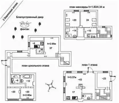 Таунхаус в Санкт-Петербург 2-я Березовая аллея, 34 (330 м)