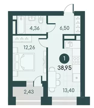1-к кв. Курганская область, Курган Малиновые высоты жилой комплекс ...
