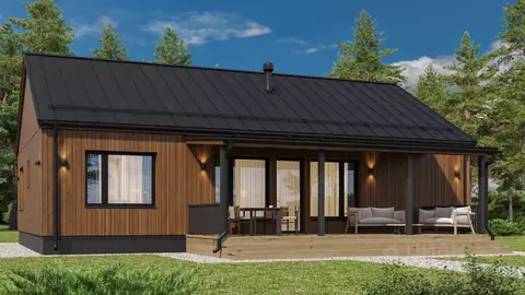 Дом в Ленинградская область, Всеволожский район, Агалатовское с/пос, ...