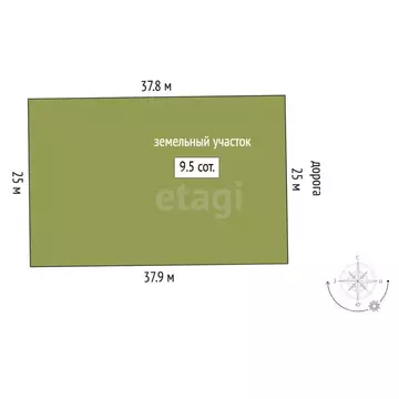 Участок в Тюменская область, Тюменский муниципальный округ, д. Ушакова ...