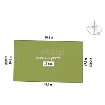 Участок в Псковская область, Печоры ул. Автомобилистов, 67 (15.0 сот.)