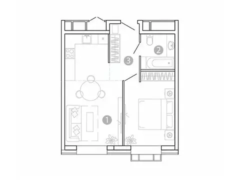 1-к кв. Забайкальский край, Чита 1-я Коллективная ул., 6 СТР (43.0 м)