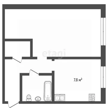 1-к кв. Томская область, Северск ул. Победы, 39 (36.3 м)
