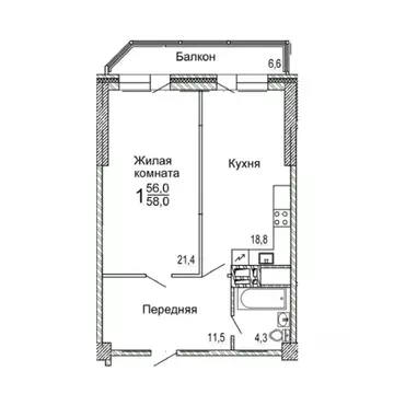 1-к кв. Приморский край, Владивостокский городской округ, пос. ...