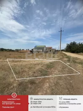 Участок в Крым, Сакский район, Лесновское с/пос, с. Куликовка ул. ...