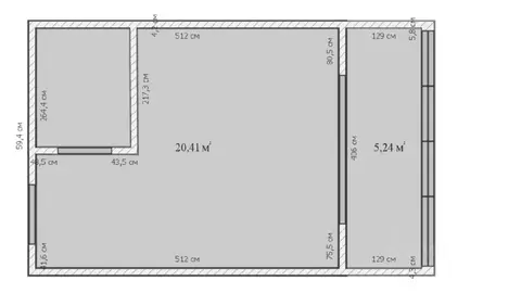Студия Тверская область, Тверь Головинский пер., 1А (25.0 м)