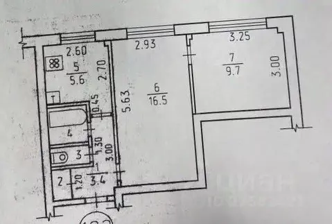 2-к кв. Удмуртия, Ижевск ул. 9 Января, 199 (39.3 м)