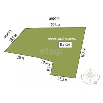 Участок в Тюменская область, Тюмень Лесная Поляна СНТ,  (8.8 сот.)