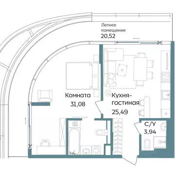 2-к кв. Крым, Саки ул. Морская (81.03 м)