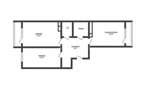 2-комнатная квартира: Краснодар, улица имени Героя Георгия ...
