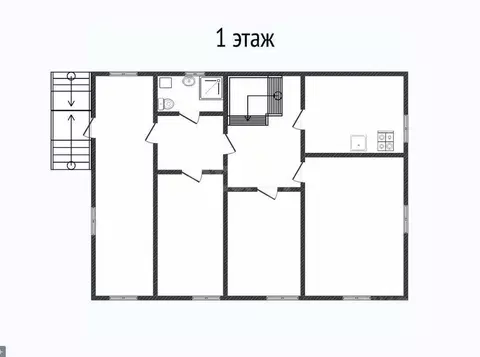 Дом в Костромская область, Нерехтский район, с. Емсна Октябрьская ул., ...