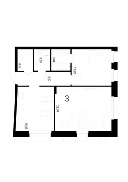 2-к кв. Татарстан, Казань ул. Сары Садыковой (69.73 м)