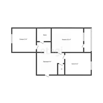 2-к кв. Краснодарский край, Краснодар ул. Героя А.А. Аверкиева, 22 ...