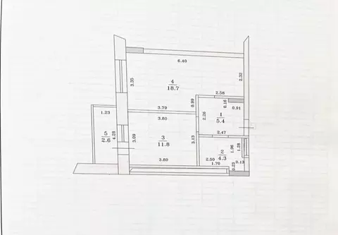 1-комнатная квартира: Казань, проспект Ямашева, 103А (40.2 м)