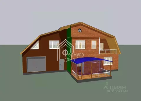 Дом в Калужская область, пос. Ферзиково ул. Красная (240 м)