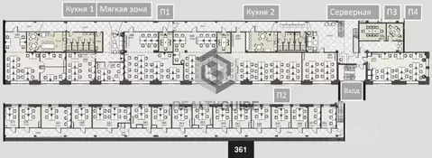 Офис в Москва Холодильный пер., 3к1 (20 м)