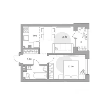 2-к кв. Башкортостан, Уфа Зеленая Роща жилрайон, Лесная Симфония жилой ...