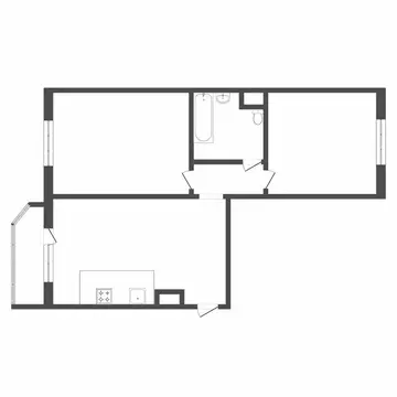 2-комнатная квартира: Тюмень, Широтная улица, 168к2 (66.5 м)