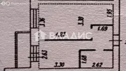 1-комнатная квартира: Вологда, улица Гагарина, 27 (36 м)