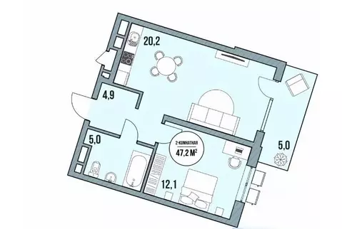 1-к кв. Краснодарский край, Темрюкский район, Голубицкое с/пос, ...