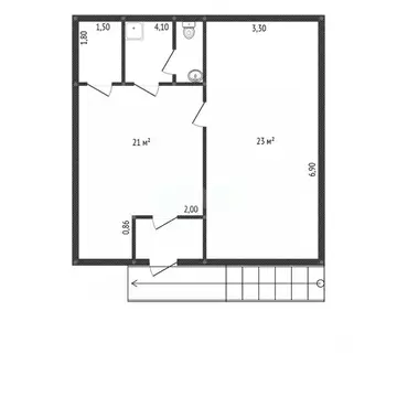 Офис в Башкортостан, Уфа ул. Маршала Жукова, 1/2 (49 м)