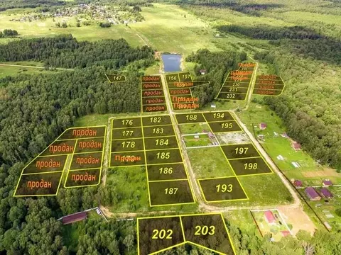 Участок в Владимирская область, Петушинский район, д. Михейцево  (15.0 ...