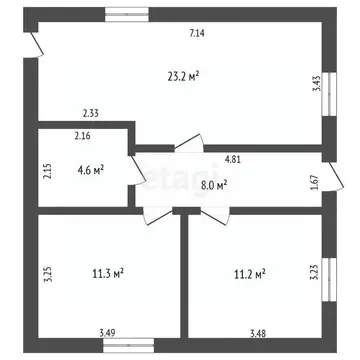 Дом в Башкортостан, Стерлитамакский район, Красноярский сельсовет, с. ...
