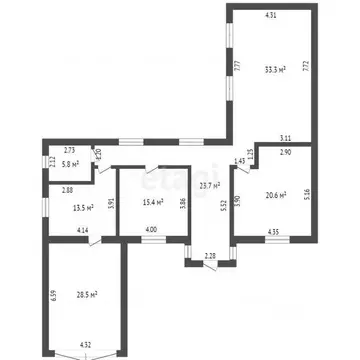 Дом в Ростовская область, Азовский район, Поселок Красный сад ул. ...