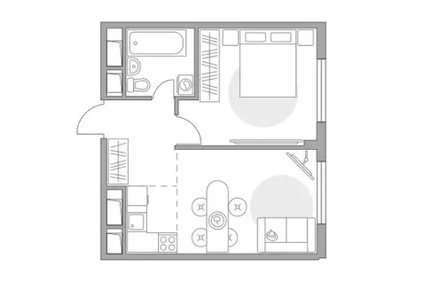 2-комнатная квартира: Московская область, Красногорск, микрорайон ...