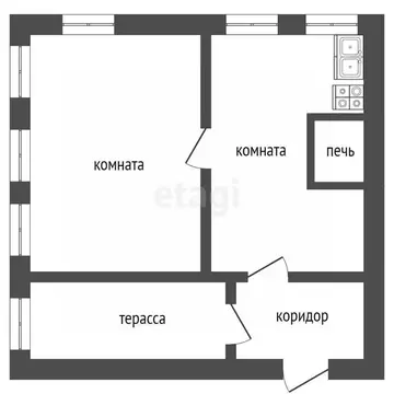 Дом в Мордовия, Атяшевский район, с. Дюрки Гражданская ул., 3 (33 м)