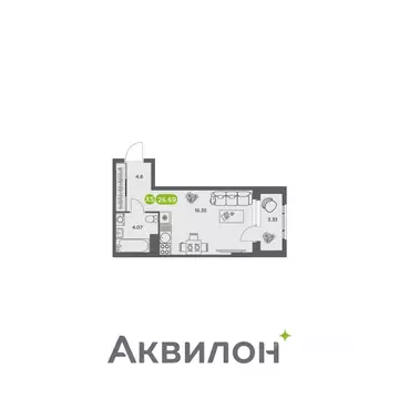 Студия Архангельская область, Архангельск АКвартал жилой комплекс ...