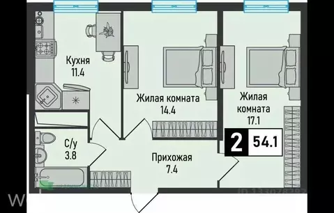 2-к кв. Ставропольский край, Железноводск городской округ, пос. ...