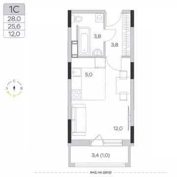 Студия Московская область, Мытищи городской округ, д. Пирогово ул. ...