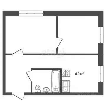 3-к кв. Башкортостан, Бирск Интернациональная ул., 116 (48.8 м)
