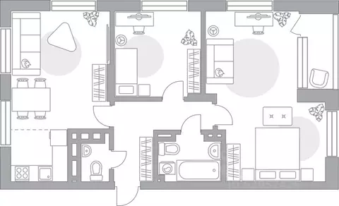 3-к кв. Башкортостан, Уфа Зеленая Роща жилрайон, Лесная Симфония жилой ...