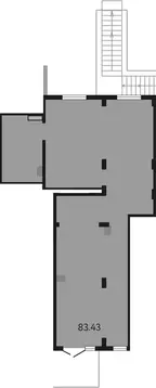 Помещение свободного назначения (83.43 м)