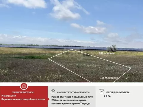 Участок в Крым, Сакский район, Митяевское с/пос, с. Журавли  (43721.0 ...