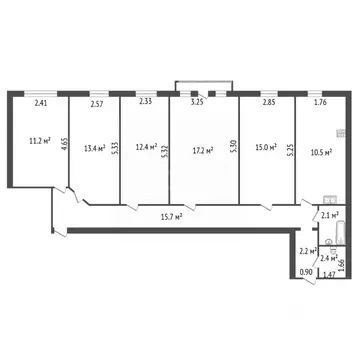 Комната Санкт-Петербург ул. Яблочкова, 3 (11.7 м)