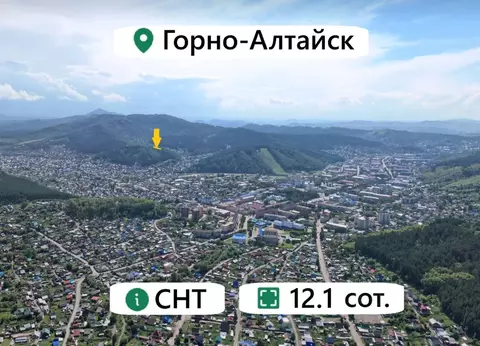 Участок в Алтай, Горно-Алтайск пл. Ленина (12.13 сот.)
